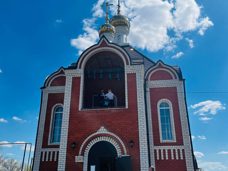 Освящение православного храма в честь иконы Божией Матери «Спорительница хлебов».