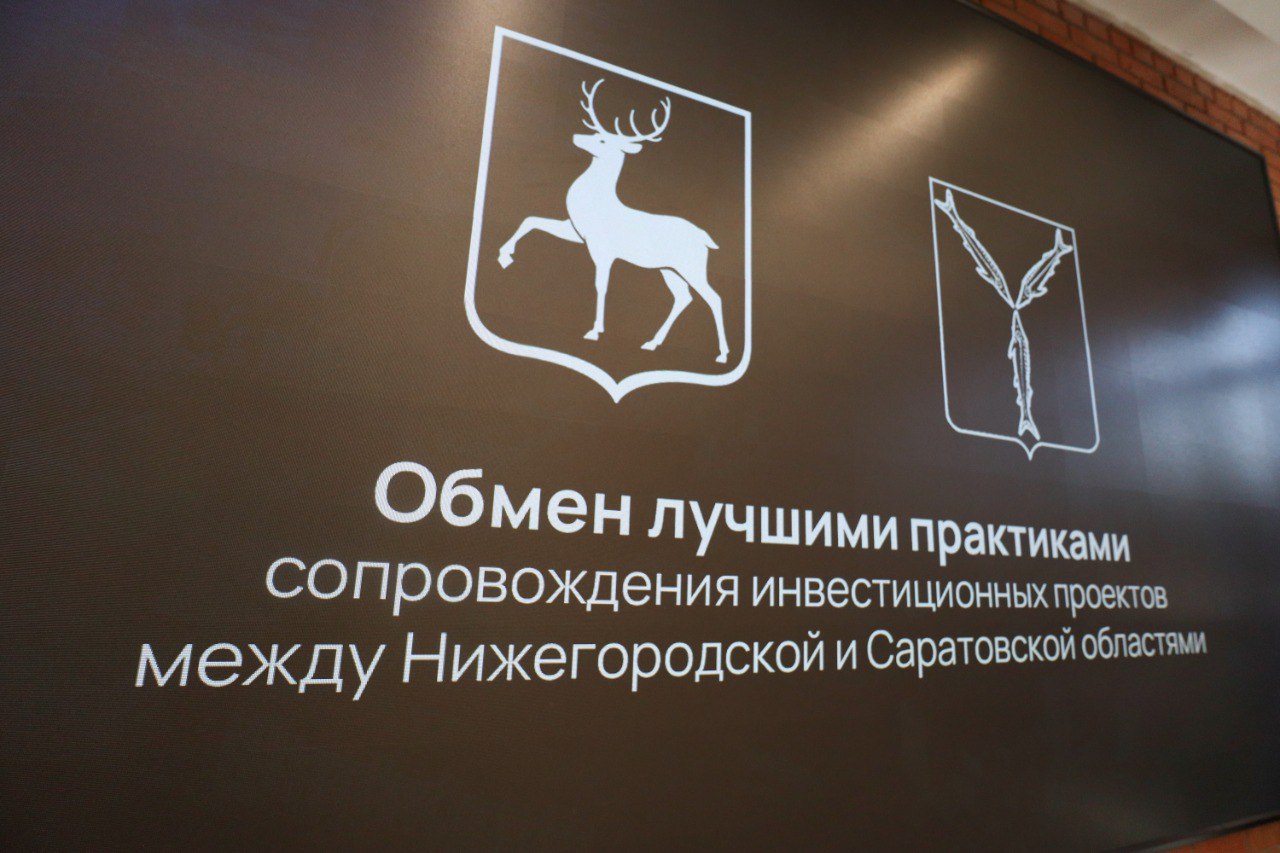 Саратовская и Нижегородская области обменялись лучшими практиками в инвестиционной сфере.
